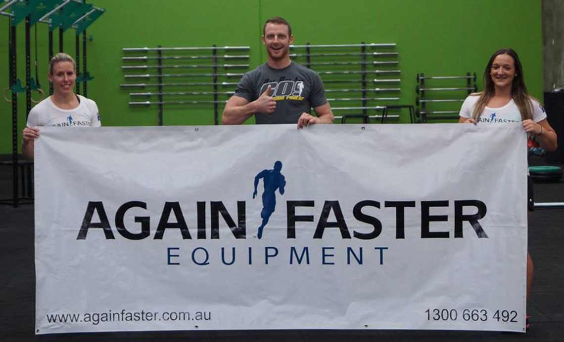 Banner Partner at Again Faster Australia