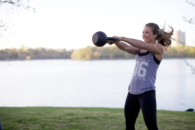 kettlebells