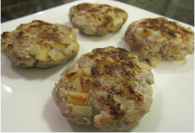 Apple Pork Breakfast Rissoles