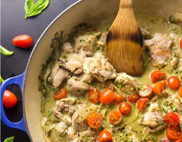 Creamy Basil Chicken