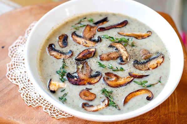 Mushroom, Leek & Thyme Soup